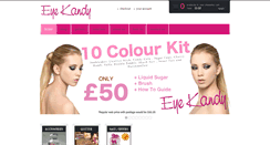 Desktop Screenshot of eyekandycosmetics.co.uk