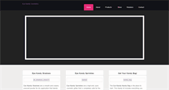 Desktop Screenshot of eyekandycosmetics.com